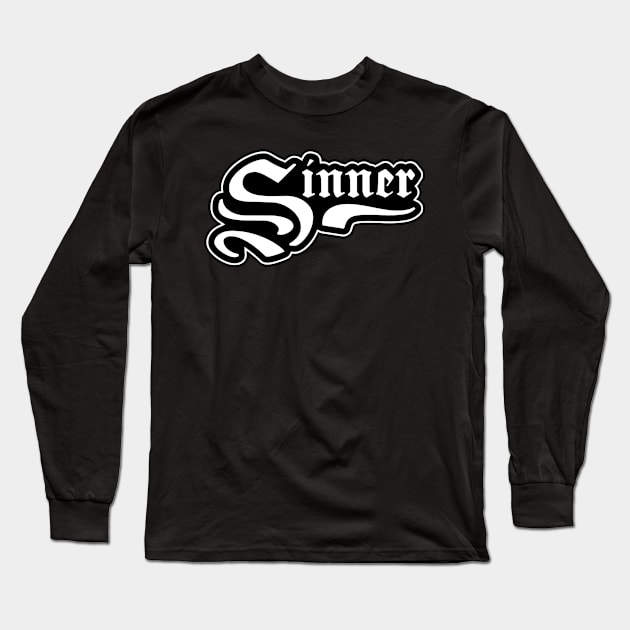 Sinner Long Sleeve T-Shirt by JoeL242